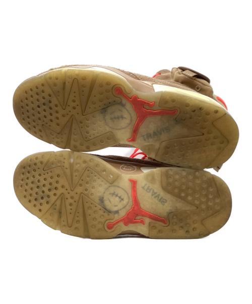 NIKE（ナイキ）NIKE (ナイキ) TRAVIS SCOTT (トラヴィススコット) AIR JORDAN 6 RETRO ベージュ サイズ:US8の古着・服飾アイテム