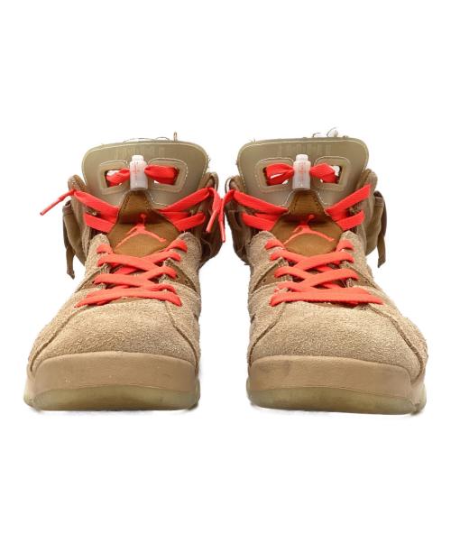 NIKE（ナイキ）NIKE (ナイキ) TRAVIS SCOTT (トラヴィススコット) AIR JORDAN 6 RETRO ベージュ サイズ:US8の古着・服飾アイテム