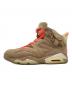 NIKE (ナイキ) TRAVIS SCOTT (トラヴィススコット) AIR JORDAN 6 RETRO ベージュ サイズ:US8：25000円