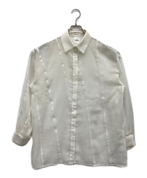 meer.（メーア）MEER. (メーア) シアーシャツ ホワイト サイズ:なしの古着・服飾アイテム