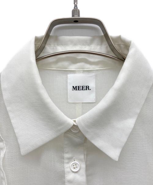 meer.（メーア）MEER. (メーア) シアーシャツ ホワイト サイズ:なしの古着・服飾アイテム
