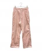 TODAYFULトゥデイフル）の古着「Chunky Corduroy Pants」｜ピンク