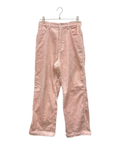 TODAYFUL（トゥデイフル）TODAYFUL (トゥデイフル) Chunky Corduroy Pants ピンク サイズ:38の古着・服飾アイテム