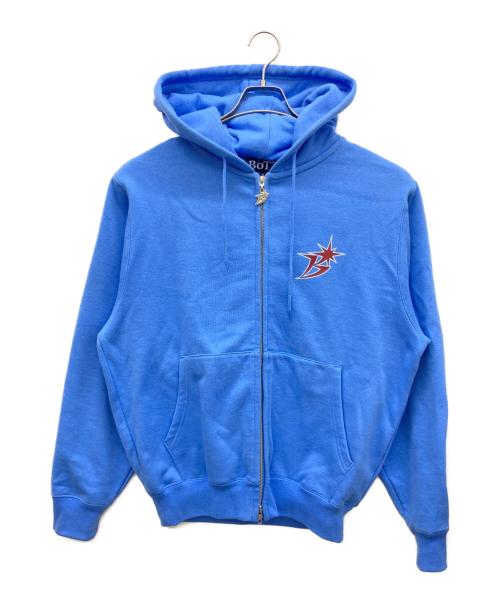 BoTT（ボット）BoTT (ボット) ジップパーカー スカイブルー サイズ:Mの古着・服飾アイテム