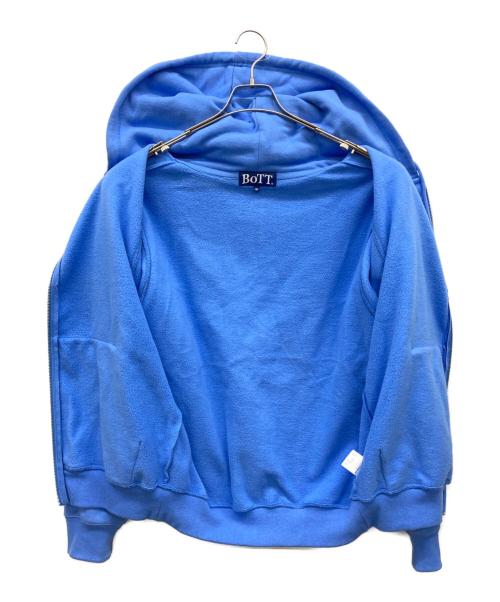 BoTT（ボット）BoTT (ボット) ジップパーカー スカイブルー サイズ:Mの古着・服飾アイテム