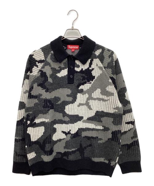 SUPREME（シュプリーム）Supreme (シュプリーム) Small Box Polo Sweater カーキ サイズ:Mの古着・服飾アイテム