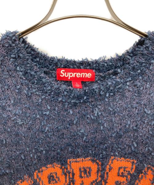 SUPREME（シュプリーム）Supreme (シュプリーム) Textured Arc Sweater ネイビー サイズ:Ｌの古着・服飾アイテム