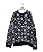 HUFハフ）の古着「ARCTIC PLANTLIFE CREWNECK」｜ブラック