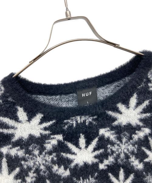 HUF（ハフ）HUF (ハフ) ARCTIC PLANTLIFE CREWNECK ブラック サイズ:Ｌの古着・服飾アイテム