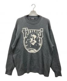 Hysteric Glamour（ヒステリックグラマー）の古着「ENDLESS ROCK編込 セーター」｜グレー