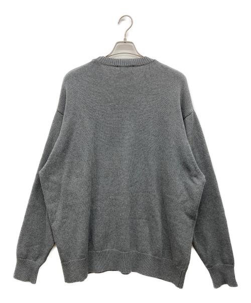 Hysteric Glamour（ヒステリックグラマー）Hysteric Glamour (ヒステリックグラマー) ENDLESS ROCK編込 セーター グレー サイズ:XLの古着・服飾アイテム