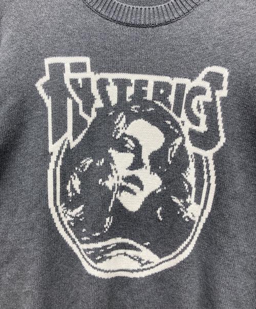 Hysteric Glamour（ヒステリックグラマー）Hysteric Glamour (ヒステリックグラマー) ENDLESS ROCK編込 セーター グレー サイズ:XLの古着・服飾アイテム