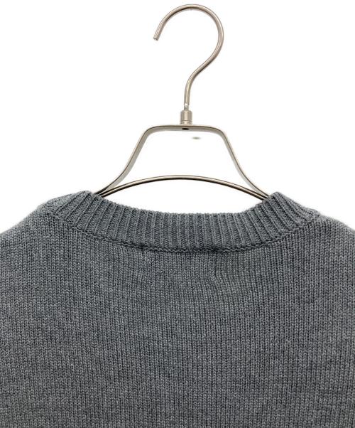 Hysteric Glamour（ヒステリックグラマー）Hysteric Glamour (ヒステリックグラマー) ENDLESS ROCK編込 セーター グレー サイズ:XLの古着・服飾アイテム
