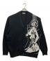 Hysteric Glamour（ヒステリックグラマー）の古着「GUITAR GIRL編込 カーディガン」｜ブラック