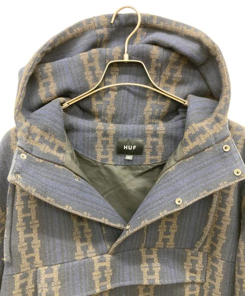 HUF（ハフ）HUF (ハフ) Towner Anorak Jacket ネイビー サイズ:Ｌの古着・服飾アイテム