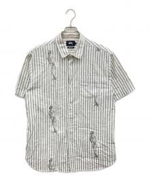 stussy（ステューシー）の古着「半袖シャツ」｜グレー