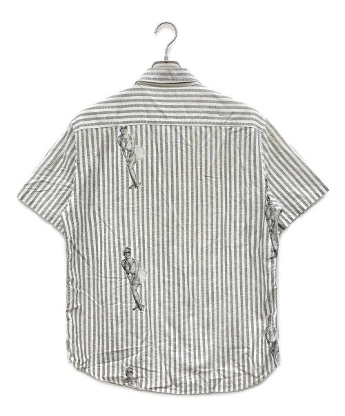 stussy（ステューシー）stussy (ステューシー) 半袖シャツ グレー サイズ:Lの古着・服飾アイテム