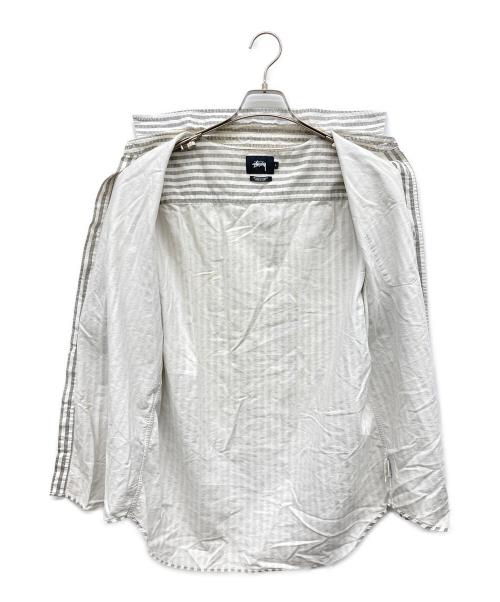 stussy（ステューシー）stussy (ステューシー) 半袖シャツ グレー サイズ:Lの古着・服飾アイテム