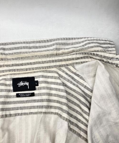 stussy（ステューシー）stussy (ステューシー) 半袖シャツ グレー サイズ:Lの古着・服飾アイテム