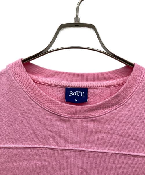 BoTT（ボット）BoTT (ボット) Cotton Football Shirt ピンク サイズ:Lの古着・服飾アイテム