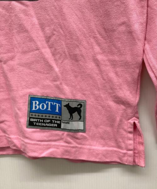 BoTT（ボット）BoTT (ボット) Cotton Football Shirt ピンク サイズ:Lの古着・服飾アイテム