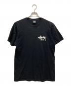 stussyステューシー）の古着「プリントTシャツ」｜ブラック