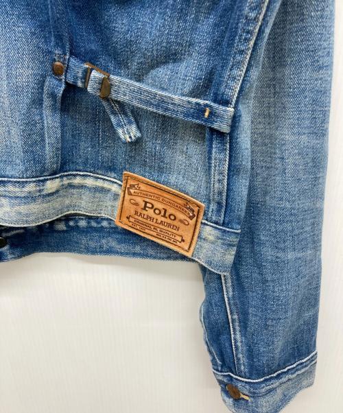 POLO RALPH LAUREN（ポロ・ラルフローレン）POLO RALPH LAUREN (ポロ・ラルフローレン) 2ndタイプデニムジャケット インディゴ サイズ:Mの古着・服飾アイテム