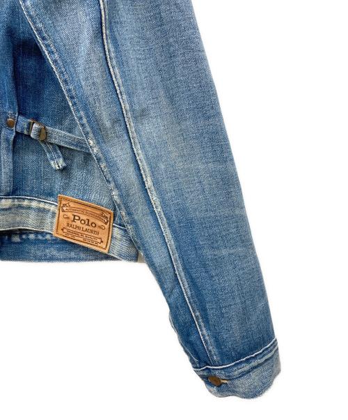 POLO RALPH LAUREN（ポロ・ラルフローレン）POLO RALPH LAUREN (ポロ・ラルフローレン) 2ndタイプデニムジャケット インディゴ サイズ:Mの古着・服飾アイテム