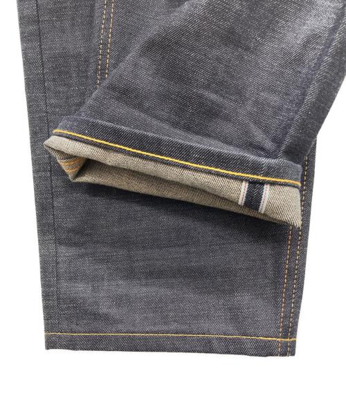 EVISU（エヴィス）EVISU (エヴィス) ハンドブラシ大黒プリントと波刺繍 リラックスフィット ジーンズ インディゴ サイズ:34 185/84Aの古着・服飾アイテム