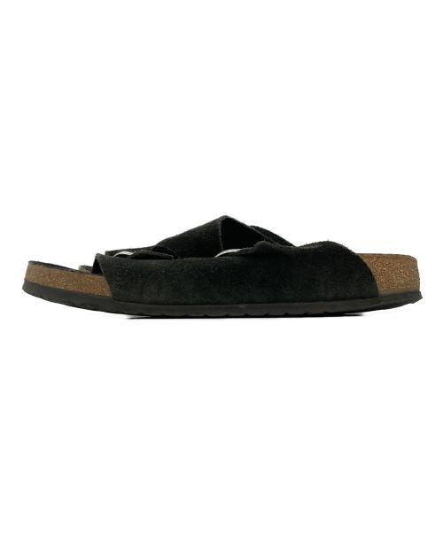 BIRKENSTOCK（ビルケンシュトック）BIRKENSTOCK (ビルケンシュトック) コンフォートサンダル ブラック サイズ:43の古着・服飾アイテム