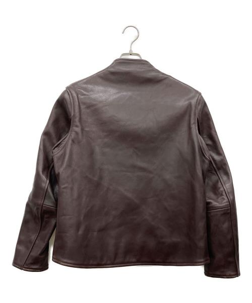 BRU NA BOINNE（ブルーナボイン）BRU NA BOINNE (ブルーナボイン) ホースレザージャケット ブラウン サイズ:1の古着・服飾アイテム