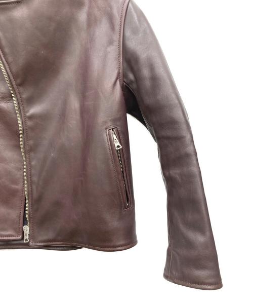 BRU NA BOINNE（ブルーナボイン）BRU NA BOINNE (ブルーナボイン) ホースレザージャケット ブラウン サイズ:1の古着・服飾アイテム