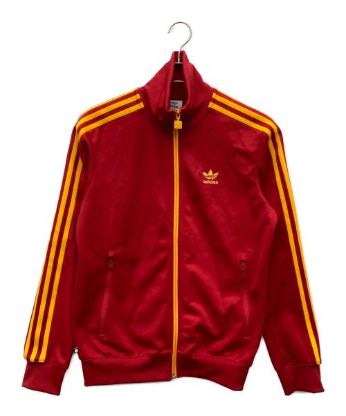adidas（アディダス）adidas (アディダス) ベッケンバウアートラックジャケット レッド サイズ:Mの古着・服飾アイテム