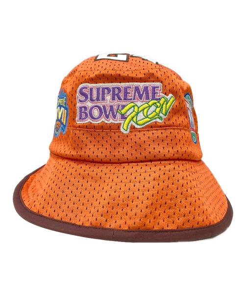 SUPREME（シュプリーム）Supreme (シュプリーム) 刺繍パンチングバケットハット 25SS オレンジ サイズ:MEDIUM / LARGEの古着・服飾アイテム