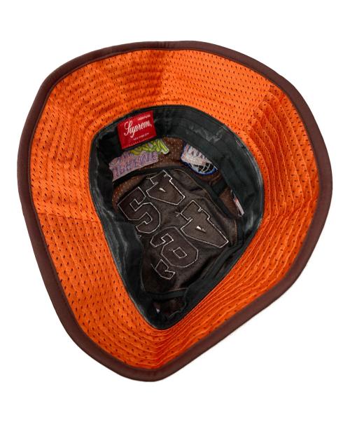 SUPREME（シュプリーム）Supreme (シュプリーム) 刺繍パンチングバケットハット 25SS オレンジ サイズ:MEDIUM / LARGEの古着・服飾アイテム