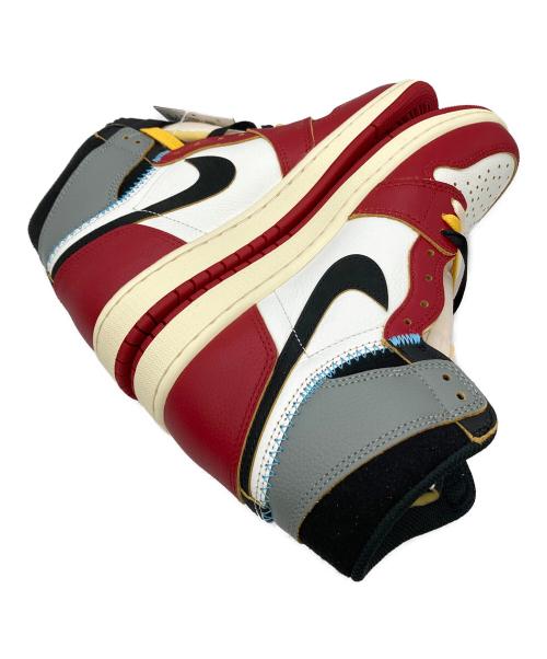 NIKE（ナイキ）NIKE (ナイキ) UNION (ユニオン) エアジョーダン1 レトロ ハイ OG レッド サイズ:US7 未使用品の古着・服飾アイテム