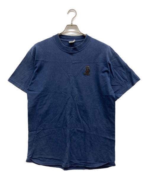 gold basicss label（ゴールドベーシックスレーベル）gold basicss label (ゴールドベーシックスレーベル) ワッペンTシャツ ネイビー サイズ:Lの古着・服飾アイテム