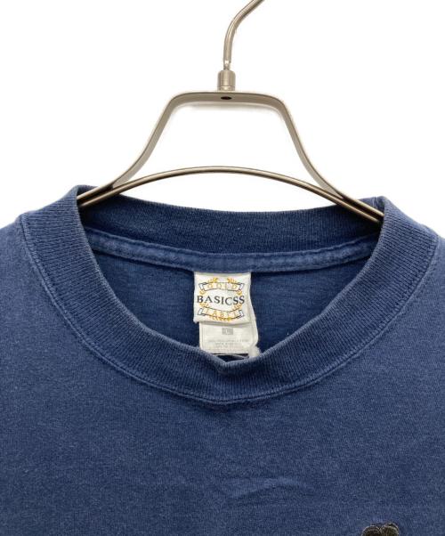 gold basicss label（ゴールドベーシックスレーベル）gold basicss label (ゴールドベーシックスレーベル) ワッペンTシャツ ネイビー サイズ:Lの古着・服飾アイテム