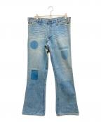 LEVI'Sリーバイス）の古着「ベルボトムデニムパンツ」｜インディゴ