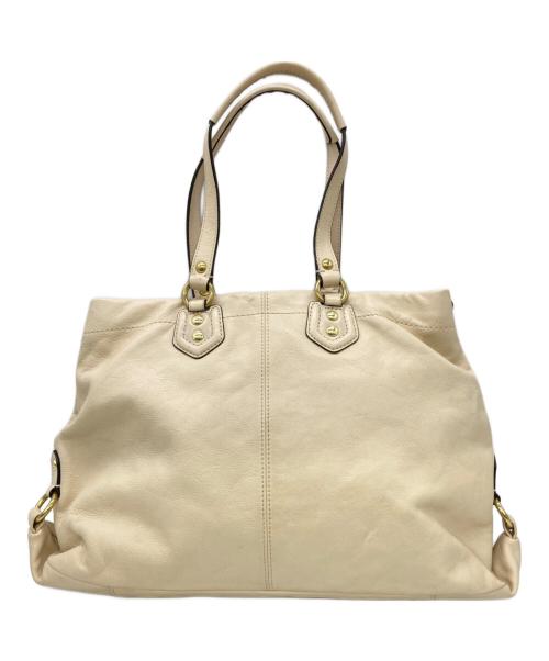 COACH（コーチ）COACH (コーチ) ハンドバッグ ベージュの古着・服飾アイテム