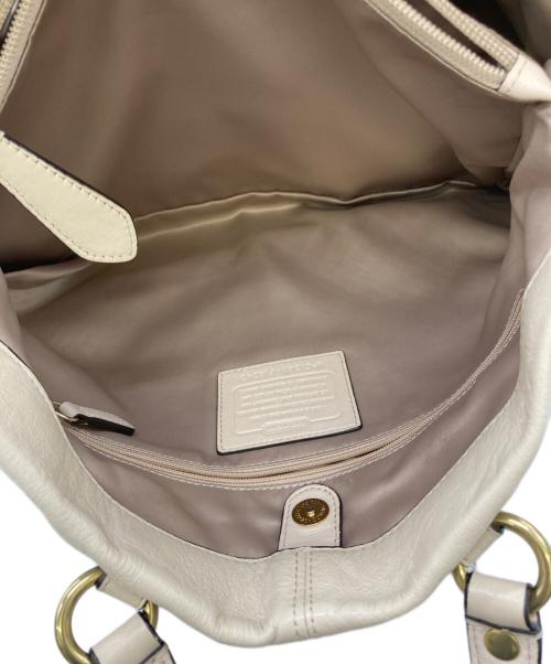 COACH（コーチ）COACH (コーチ) ハンドバッグ ベージュの古着・服飾アイテム