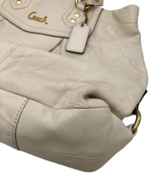 COACH（コーチ）COACH (コーチ) ハンドバッグ ベージュの古着・服飾アイテム