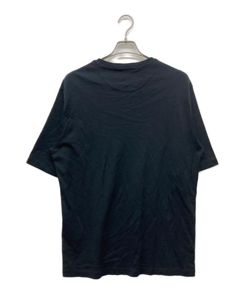 PRADA（プラダ）PRADA (プラダ) トライアングルロゴプレートTシャツ ブラック サイズ:Mの古着・服飾アイテム