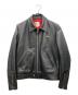Lewis Leathers（ルイスレザース）の古着「シングルライダースジャケット CORSAIR 」｜ブラック