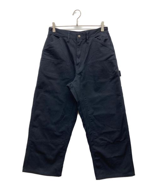 TUF NUT（タフナット）TUF NUT (タフナット) コットンツイルダブルニーワークパンツ ブラック サイズ:Mの古着・服飾アイテム