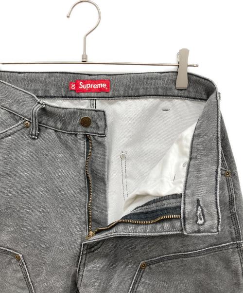 SUPREME（シュプリーム）Supreme (シュプリーム) Double Knee Canvas Painter Pant グレー サイズ:30の古着・服飾アイテム