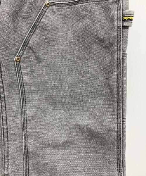 SUPREME（シュプリーム）Supreme (シュプリーム) Double Knee Canvas Painter Pant グレー サイズ:30の古着・服飾アイテム