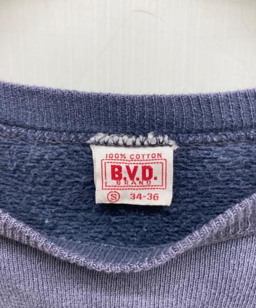 B.V.D（ビーブイディー）B.V.D (ビーブイディー) ラグランスウェット ネイビー サイズ:Sの古着・服飾アイテム