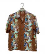 Sun Surfサンサーフ）の古着「アロハシャツ」｜ブラウン