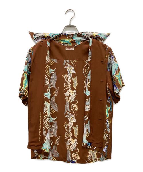 Sun Surf（サンサーフ）Sun Surf (サンサーフ) アロハシャツ ブラウン サイズ:M 15-15 1/2の古着・服飾アイテム
